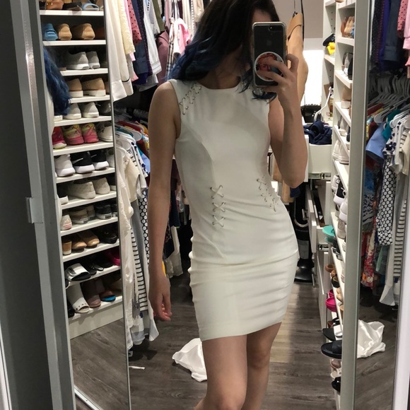 White Cache Dress - Picture 1 of 5